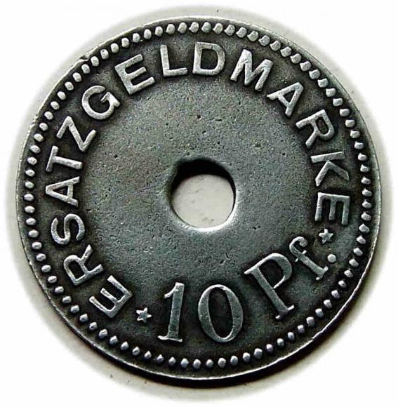 10 fenigów 1917 Oborniki Obornik
