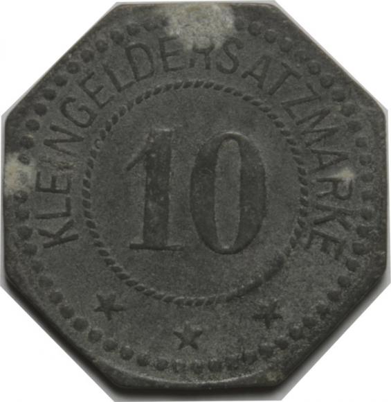 10 fenigów Bayeriche Uberlandcentrale Haidhof