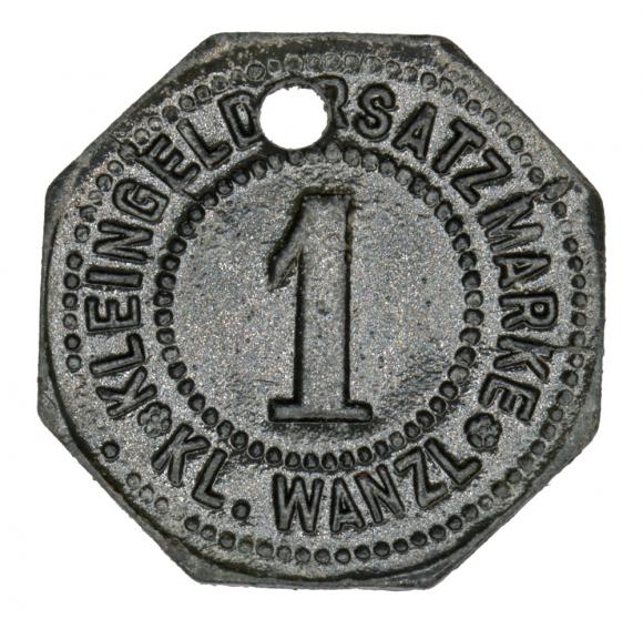 1 fenig Klein Wanzleben Saksonia