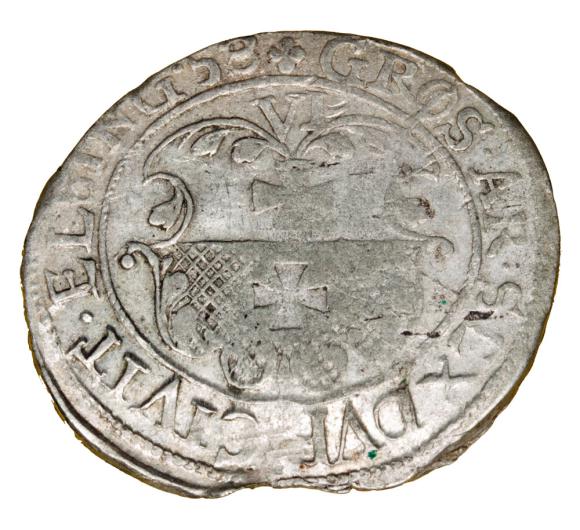 Szóstak 1658 Karol Gustaw Elbląg