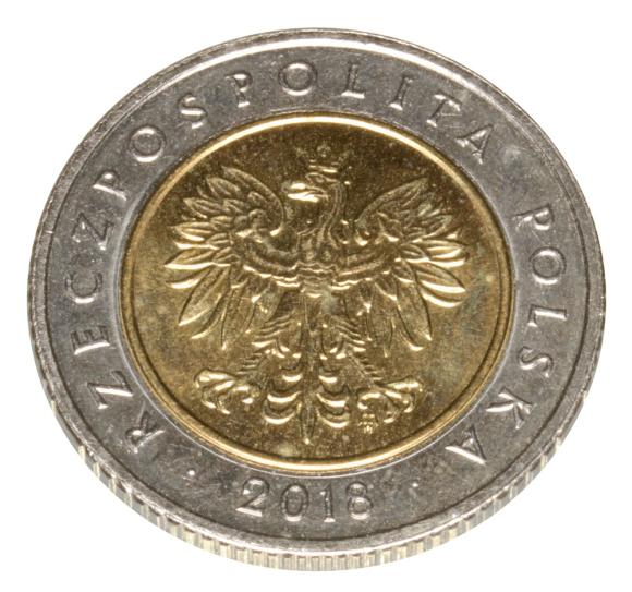5 złotych 2018 Polska Warszawa 100 lat niepodległości
